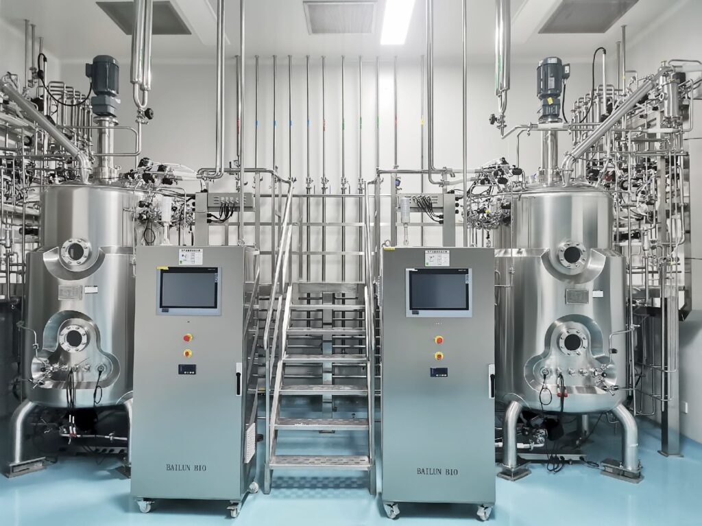 Stainless steel fermenter(mammlian cell culture) 100 liter BLBIO-100SCUC Applications in Vaccine Manufacturing