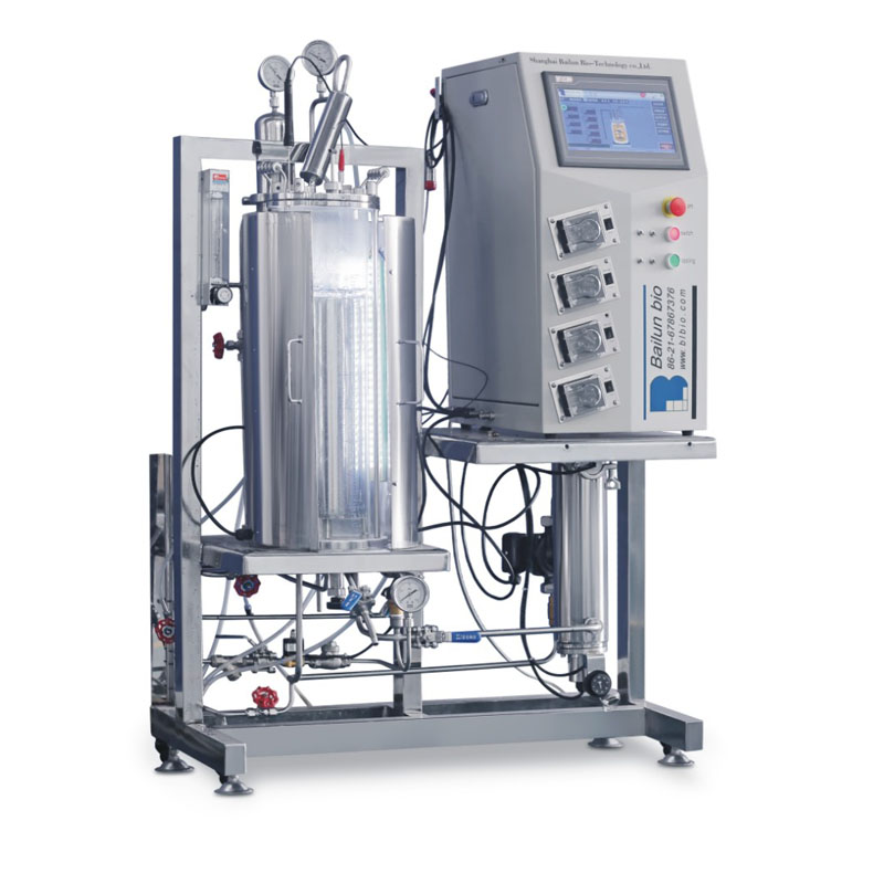 Bailun 15L Off-site sterilization airlift bioreactor BLBIO-15GQL